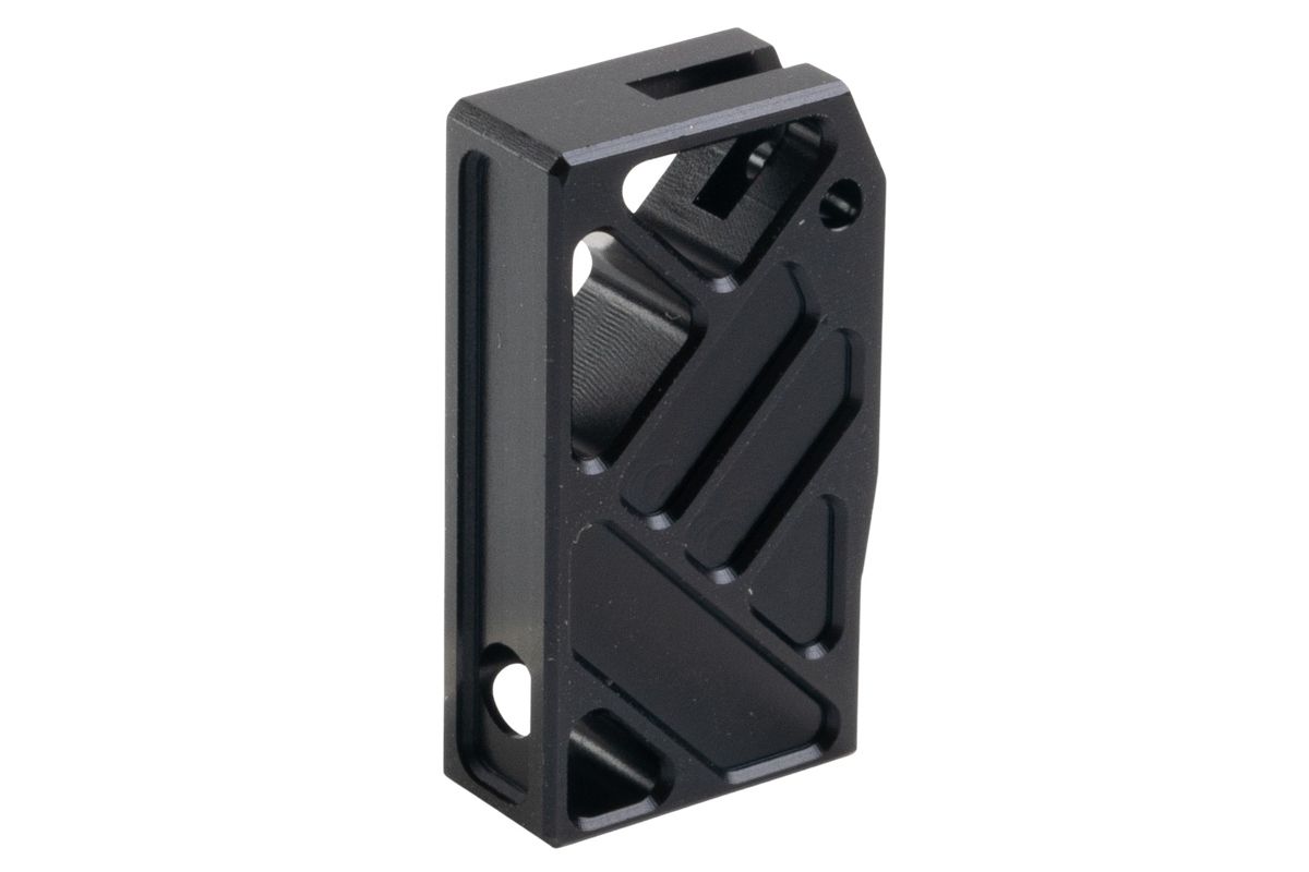 Revanchist Airsoft Hi Capa GBB フラットトリガー (タイプH、アルミニウム / アルミ、ブラック)-AIRSOFT GOGO エアガン・サバゲー用品通販