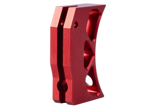 Revanchist Airsoft Hi Capa GBB カーブトリガー (タイプE、アルミニウム / アルミ、赤)-AIRSOFT GOGO エアガン・サバゲー用品通販