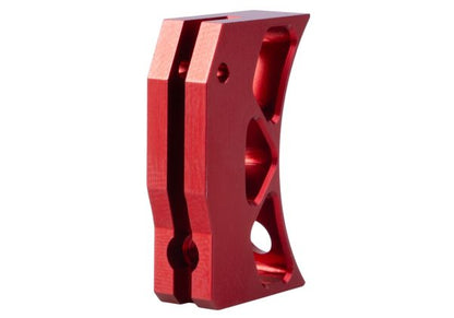 Revanchist Airsoft Hi Capa GBB カーブトリガー (タイプE、アルミニウム / アルミ、赤)-AIRSOFT GOGO エアガン・サバゲー用品通販
