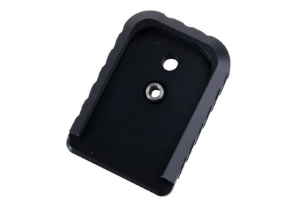 Revanchist Airsoft Hi-Capa GBB マガジンベース (タイプ B、アルミニウム、ブラック)-AIRSOFT GOGO エアガン・サバゲー用品通販