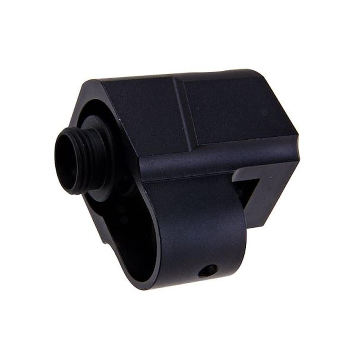 REVANCHIST AIRSOFT HI CAPA GBB ST スタイル コンペンセイター (11MM CW から 14MM CCW、ブラック)-AIRSOFT GOGO エアガン・サバゲー用品通販