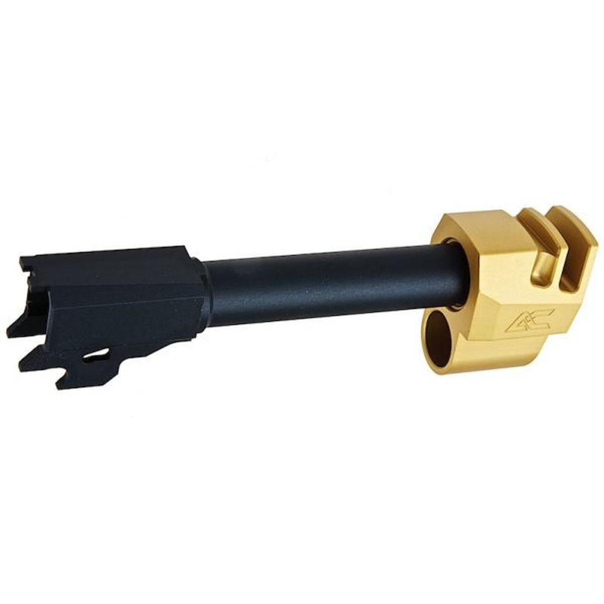 REVANCHIST AIRSOFT SIG SAUER M17/M18 GBB AC スタイル コンペンセイター、14MM CCW スレッドアウターバレル付き (CNC、GD)-AIRSOFT GOGO エアガン・サバゲー用品通販