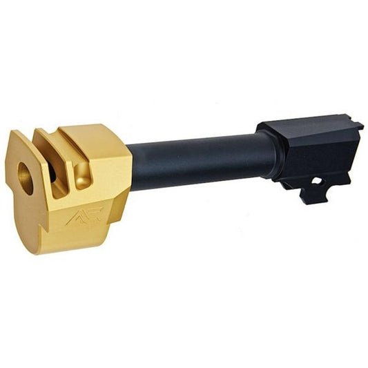 REVANCHIST AIRSOFT SIG SAUER M17/M18 GBB AC スタイル コンペンセイター、14MM CCW スレッドアウターバレル付き (CNC、GD)-AIRSOFT GOGO エアガン・サバゲー用品通販