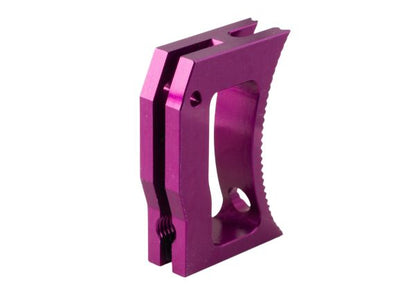 Revanchist Airsoft Tokyo Marui ハイキャパ GBB カーブトリガー (CNC アルミ、タイプ F、紫)-AIRSOFT GOGO エアガン・サバゲー用品通販
