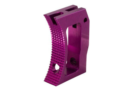 Revanchist Airsoft Tokyo Marui ハイキャパ GBB カーブトリガー (CNC アルミ、タイプ F、紫)-AIRSOFT GOGO エアガン・サバゲー用品通販