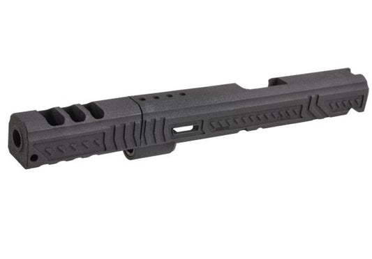 Revanchist Airsoft Tokyo Marui Hi Capa GBB 3DP 7インチ リムスタイル オープンGBBスライドキット「セイバーキャット」 - ブラック-AIRSOFT GOGO エアガン・サバゲー用品通販