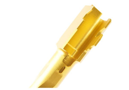 RGW PMM グロック コンペンセイター バレルセット (ロングバージョン) VFC (Umarex) グロック 17 Gen 5 GBB ピストル用 - 金(きん)-AIRSOFT GOGO エアガン・サバゲー用品通販