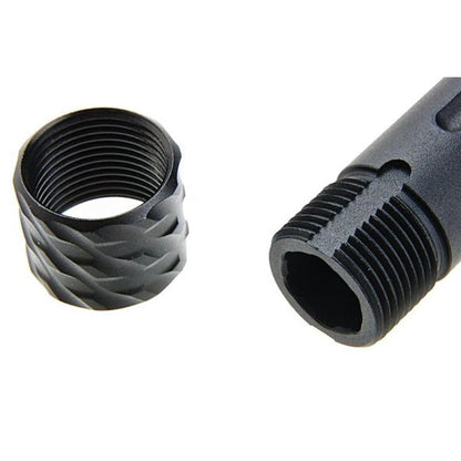 RGW SIG Sauer M17 GBB KI スレッドバレル - ブラック (14mm CCW、アルミニウム)-AIRSOFT GOGO エアガン・サバゲー用品通販