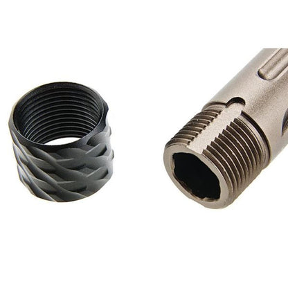 RGW SIG Sauer M17 GBB KI スレッドバレル - グレー (14mm CCW、アルミニウム)-AIRSOFT GOGO エアガン・サバゲー用品通販