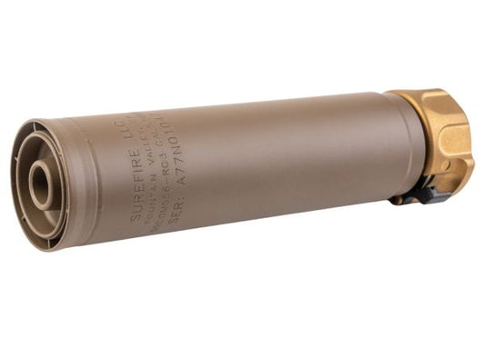RGW SOCOM556 RC3 ダミーサイレンサー DX (14mm CCW、ステンレススチール、FDEセラコート仕上げ)-AIRSOFT GOGO エアガン・サバゲー用品通販
