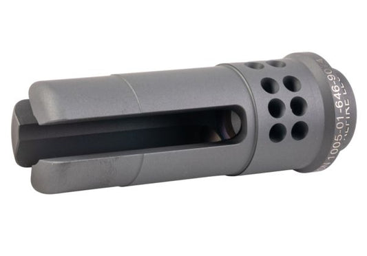 RGW Warcomp 556 NSN フラッシュハイダー (14mm CCW、ステンレススチール、ブラック)-AIRSOFT GOGO エアガン・サバゲー用品通販