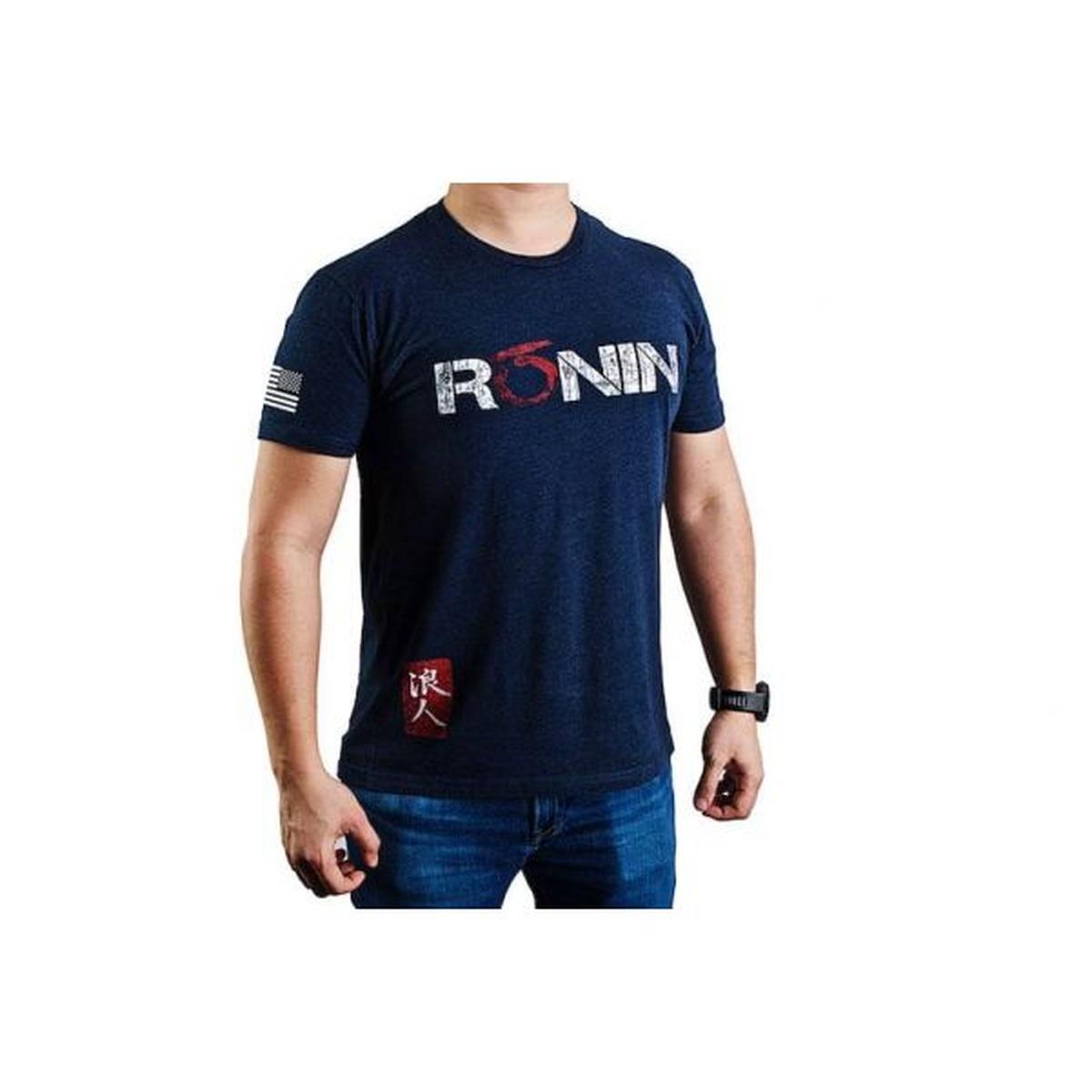 RONIN TACTICS 武士道 Tシャツ (ネイビー・XLサイズ)-AIRSOFT GOGO エアガン・サバゲー用品通販