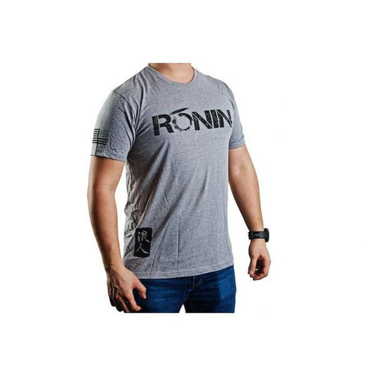 RONIN TACTICS 'BUSHIDO' Tシャツ (ヘザーグレー、Lサイズ)-AIRSOFT GOGO エアガン・サバゲー用品通販