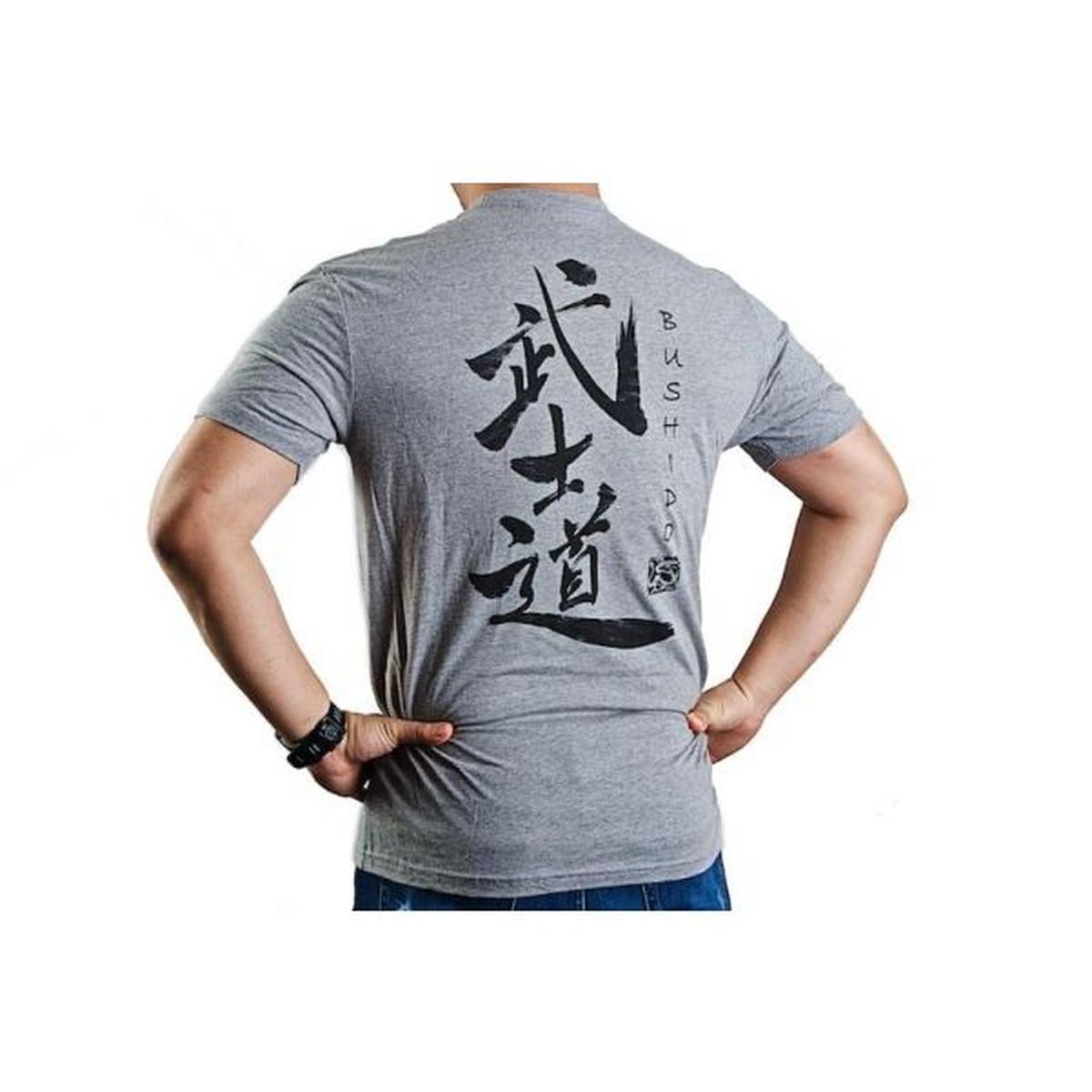 RONIN TACTICS 'BUSHIDO' Tシャツ (ヘザーグレー、XLサイズ)-AIRSOFT GOGO エアガン・サバゲー用品通販