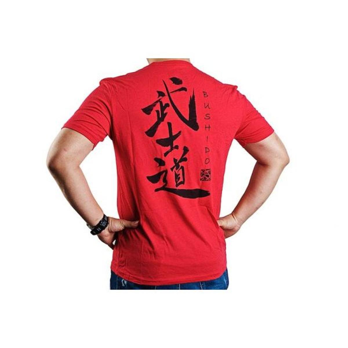 RONIN TACTICS 'BUSHIDO' Tシャツ (ファイアレッド - 限定版、XL サイズ)-AIRSOFT GOGO エアガン・サバゲー用品通販