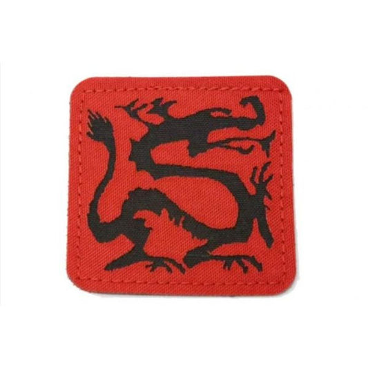 RONIN TACTICS DRAGON ナイロン ロゴ パッチ (限定版、レッド)-AIRSOFT GOGO エアガン・サバゲー用品通販