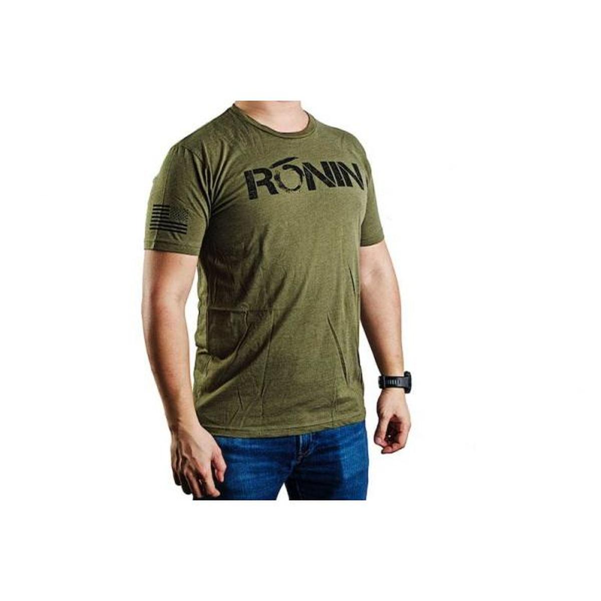 RONIN TACTICS 'VINTAGE' T シャツ (OD グリーン、M サイズ)-AIRSOFT GOGO エアガン・サバゲー用品通販