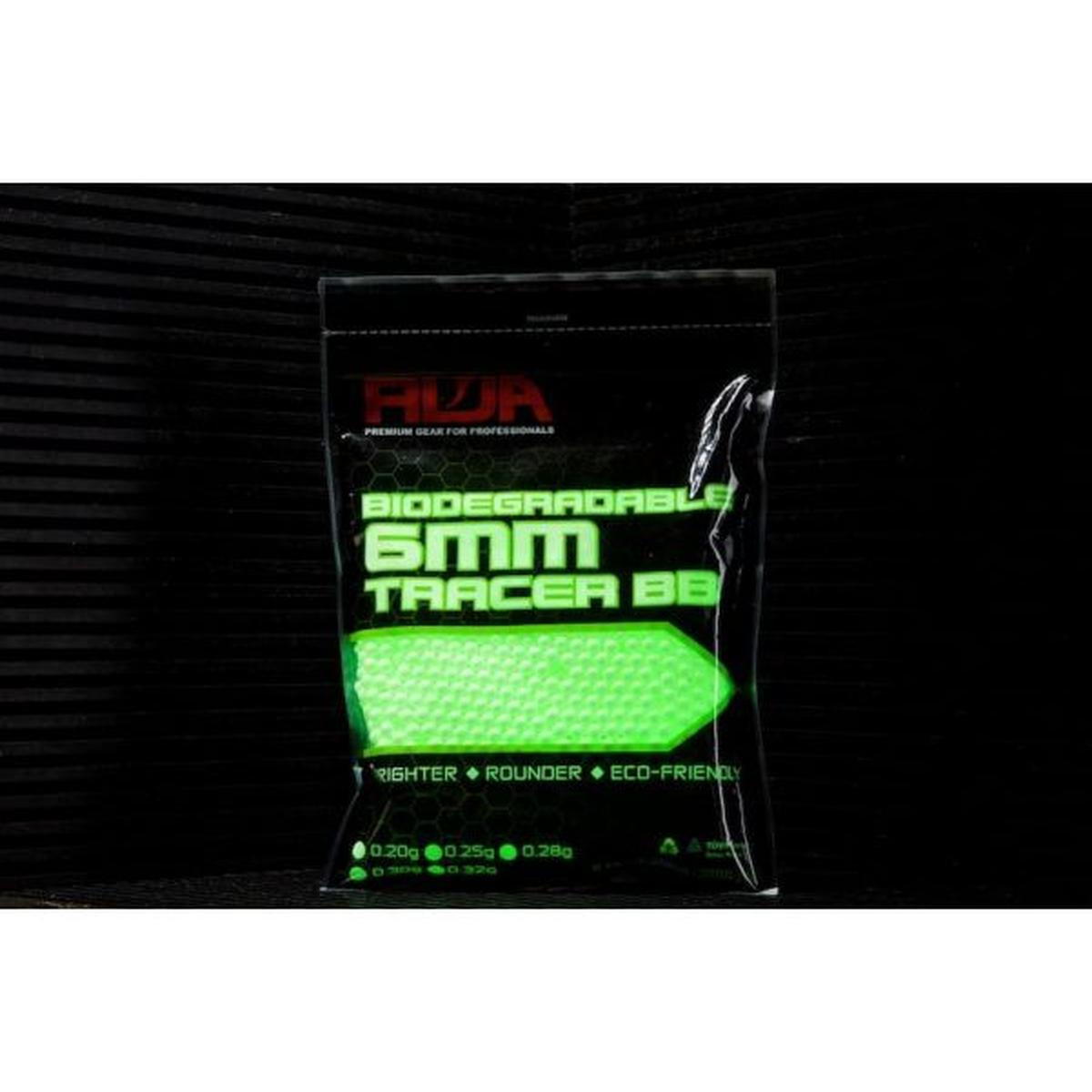 RWA 6MM エアソフト トレーサー BB (PLA BIO トレーサー、0.30G、3000 発/バッグ)-AIRSOFT GOGO エアガン・サバゲー用品通販