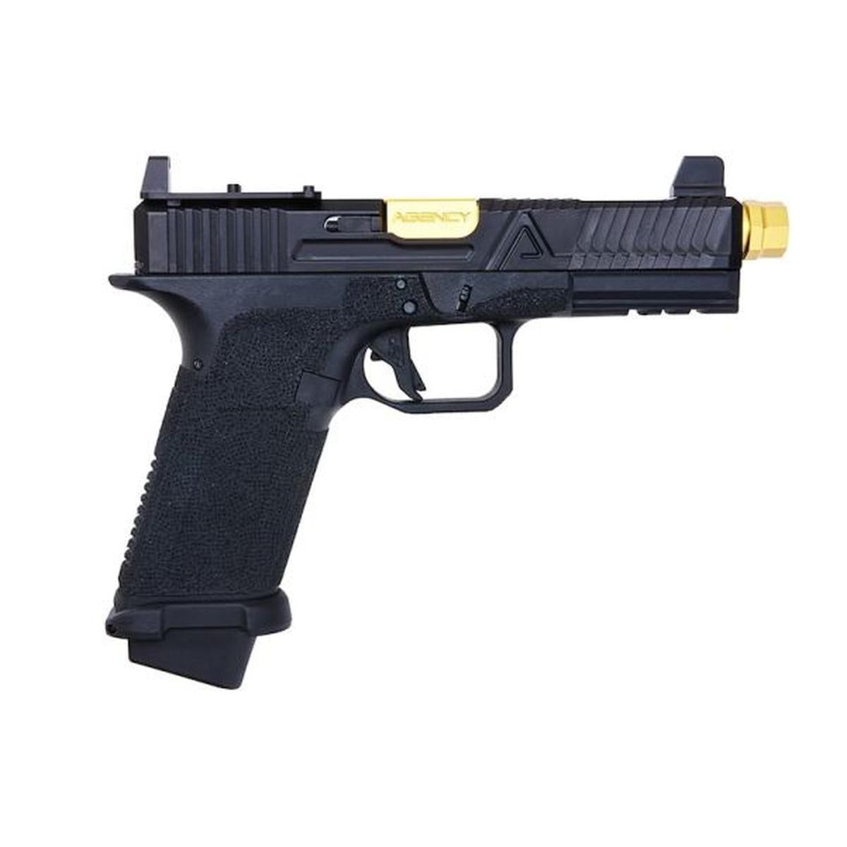RWA AGENCY ARMS EXA GBB エアソフト ピストル (CNC アルミニウム ゴールド バレル W/RMR マウント プレート)-AIRSOFT GOGO エアガン・サバゲー用品通販
