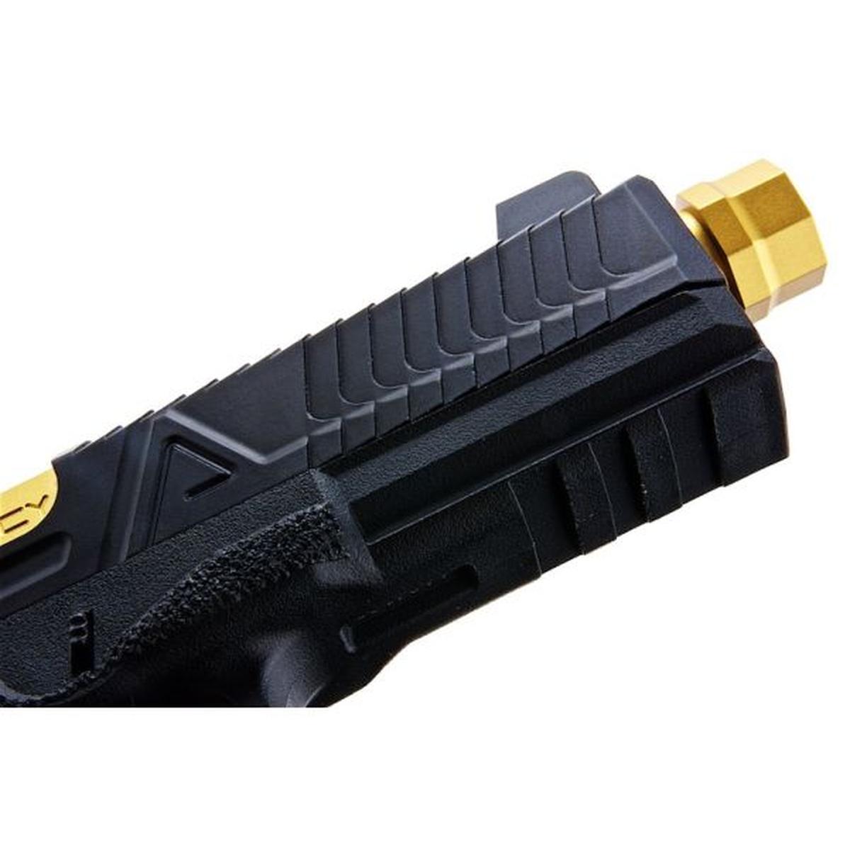 RWA AGENCY ARMS EXA GBB エアソフト ピストル (CNC アルミニウム ゴールド バレル W/RMR マウント プレート)-AIRSOFT GOGO エアガン・サバゲー用品通販