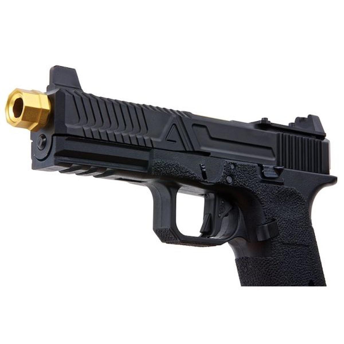 RWA AGENCY ARMS EXA GBB エアソフト ピストル (CNC アルミニウム ゴールド バレル W/RMR マウント プレート)-AIRSOFT GOGO エアガン・サバゲー用品通販