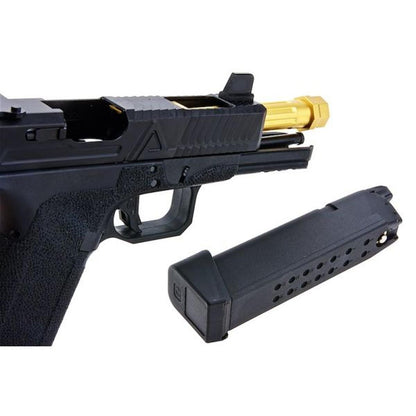 RWA AGENCY ARMS EXA GBB エアソフト ピストル (CNC アルミニウム ゴールド バレル W/RMR マウント プレート)-AIRSOFT GOGO エアガン・サバゲー用品通販