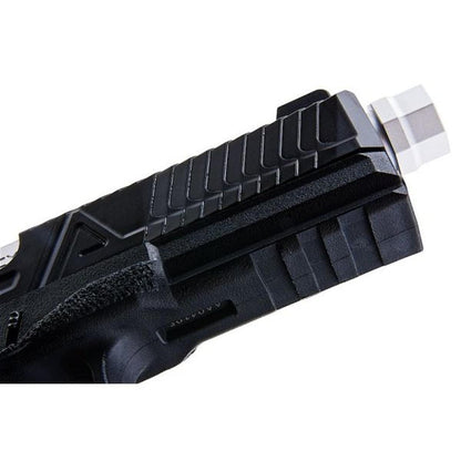 RWA AGENCY ARMS EXA GBB エアソフト ピストル (CNC アルミニウム シルバー バレル W/RMR マウント プレート)-AIRSOFT GOGO エアガン・サバゲー用品通販