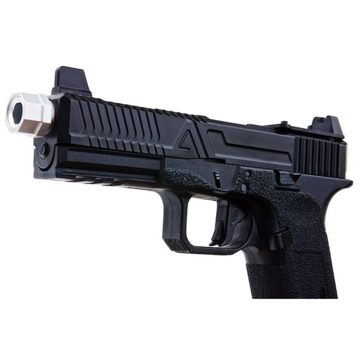 RWA AGENCY ARMS EXA GBB エアソフト ピストル (CNC アルミニウム シルバー バレル W/RMR マウント プレート)-AIRSOFT GOGO エアガン・サバゲー用品通販