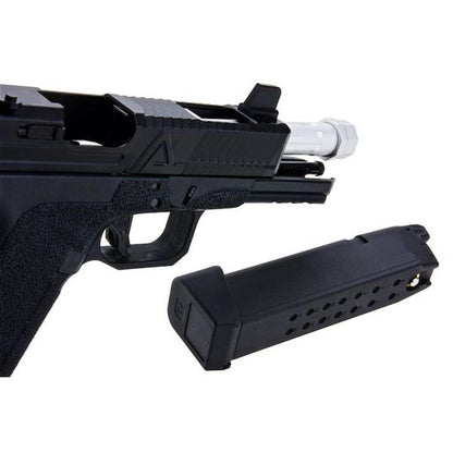 RWA AGENCY ARMS EXA GBB エアソフト ピストル (CNC アルミニウム シルバー バレル W/RMR マウント プレート)-AIRSOFT GOGO エアガン・サバゲー用品通販