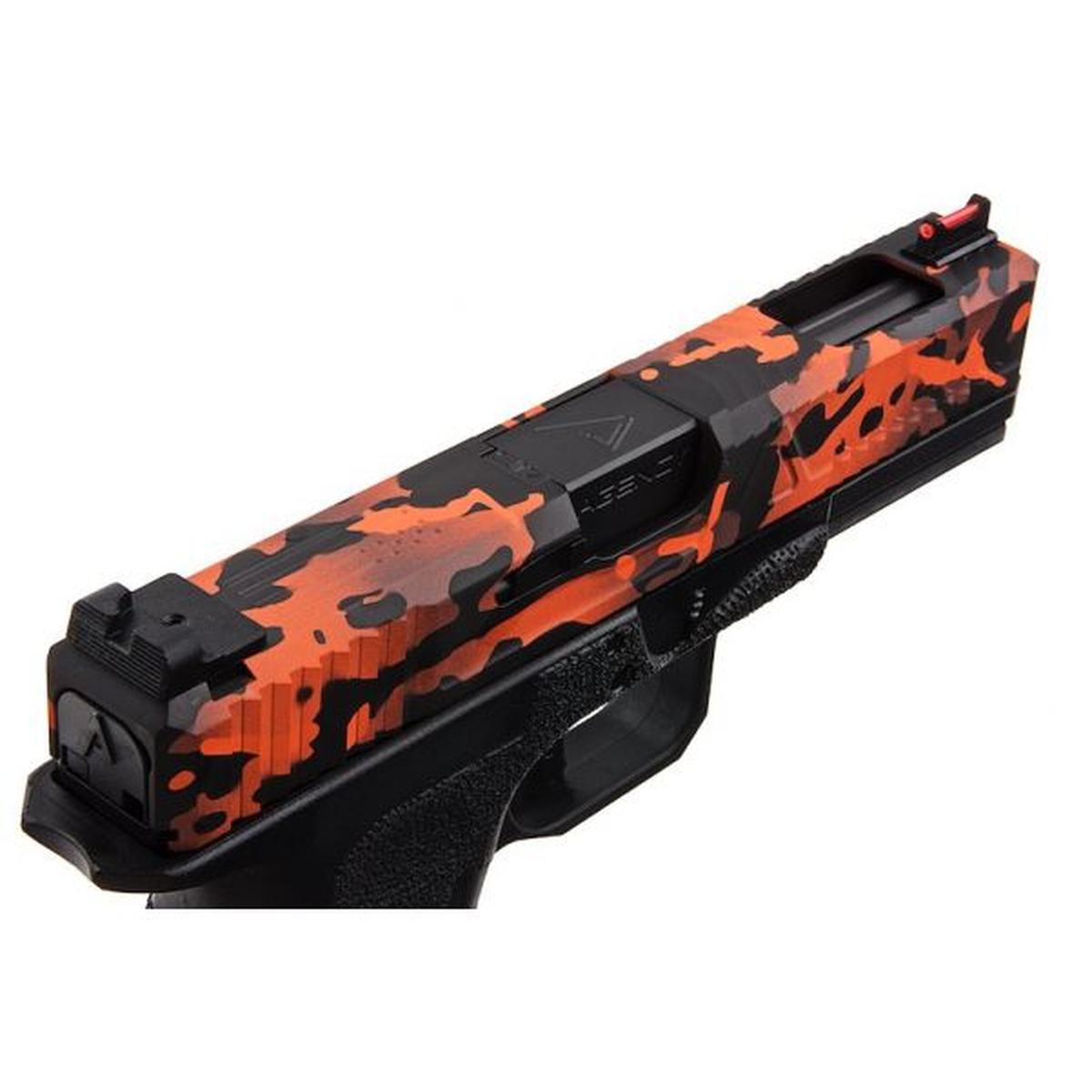 RWA AGENCY ARMS EXA グリーン ガス エアソフト ピストル - セラコート ディア ハンター カモフラージュ-AIRSOFT GOGO エアガン・サバゲー用品通販