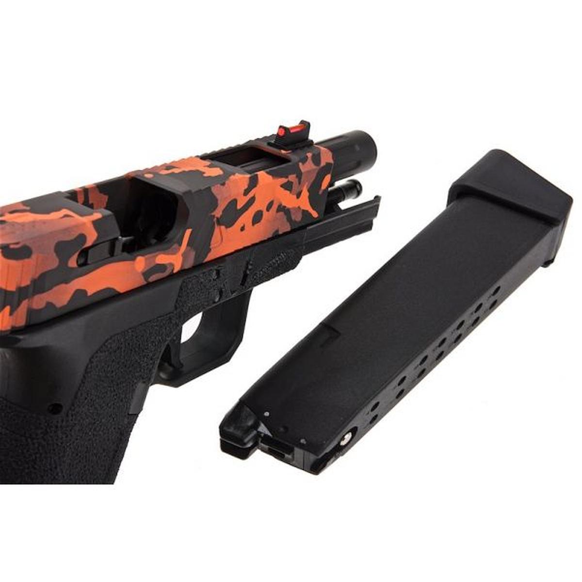RWA AGENCY ARMS EXA グリーン ガス エアソフト ピストル - セラコート ディア ハンター カモフラージュ-AIRSOFT GOGO エアガン・サバゲー用品通販