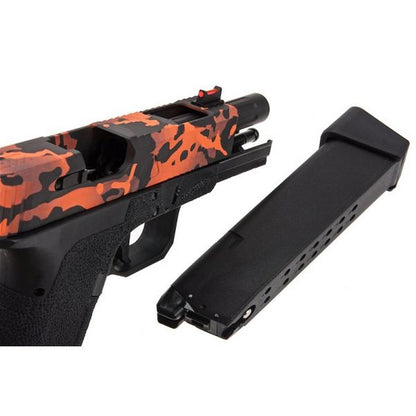 RWA AGENCY ARMS EXA グリーン ガス エアソフト ピストル - セラコート ディア ハンター カモフラージュ-AIRSOFT GOGO エアガン・サバゲー用品通販