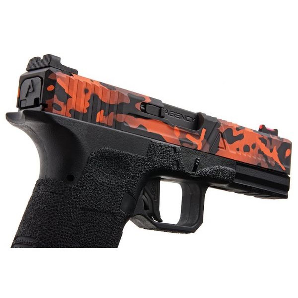 RWA AGENCY ARMS EXA グリーン ガス エアソフト ピストル - セラコート ディア ハンター カモフラージュ-AIRSOFT GOGO エアガン・サバゲー用品通販