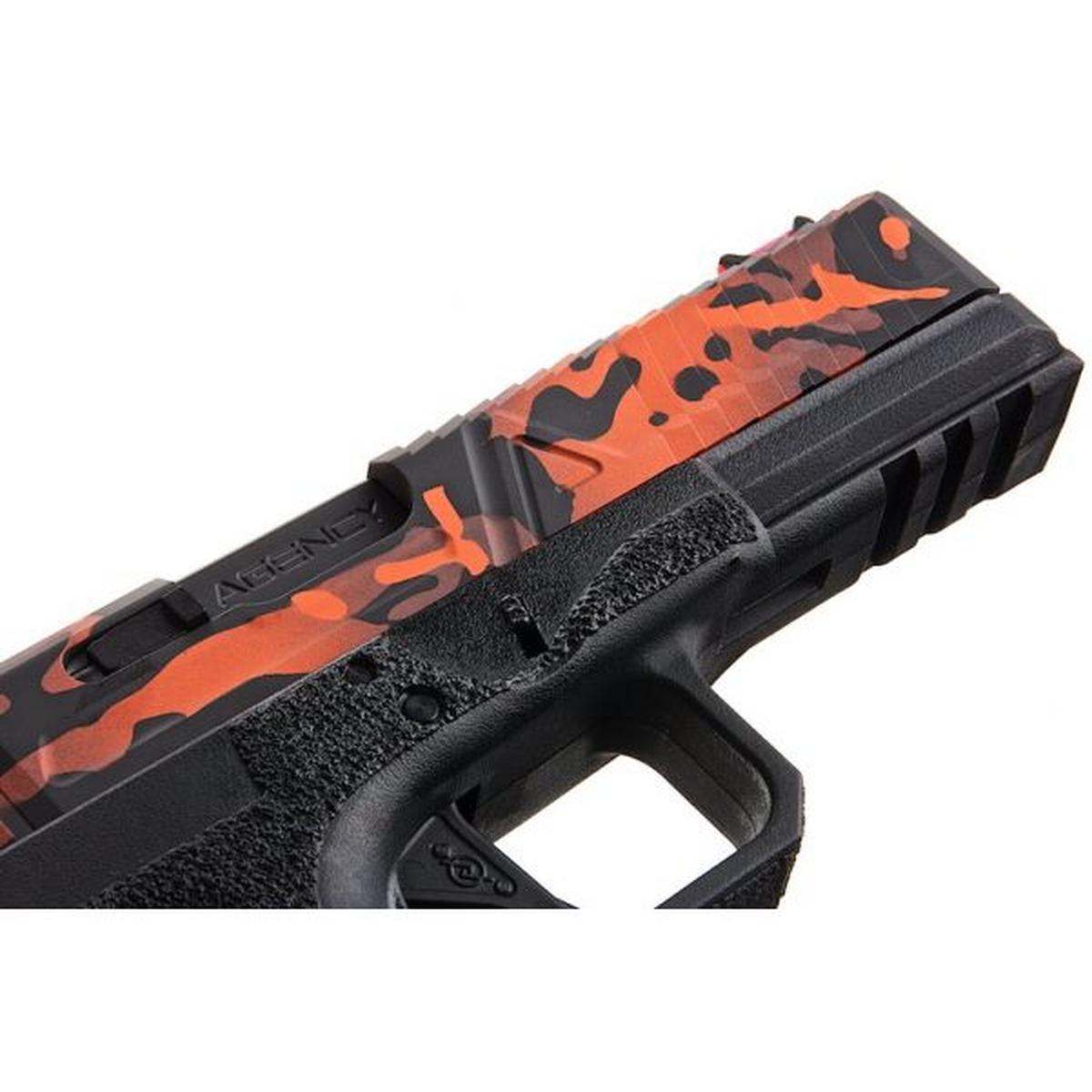 RWA AGENCY ARMS EXA グリーン ガス エアソフト ピストル - セラコート ディア ハンター カモフラージュ-AIRSOFT GOGO エアガン・サバゲー用品通販