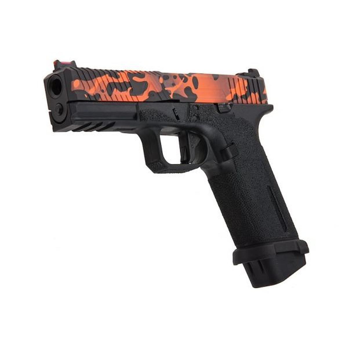 RWA AGENCY ARMS EXA グリーン ガス エアソフト ピストル - セラコート ディア ハンター カモフラージュ-AIRSOFT GOGO エアガン・サバゲー用品通販