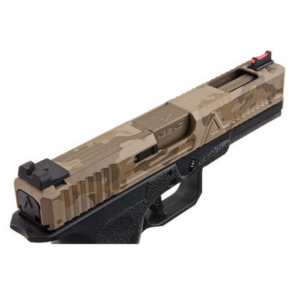 RWA AGENCY ARMS EXA グリーン ガス エアソフト ピストル - セラコート マルチカム アリッド-AIRSOFT GOGO エアガン・サバゲー用品通販