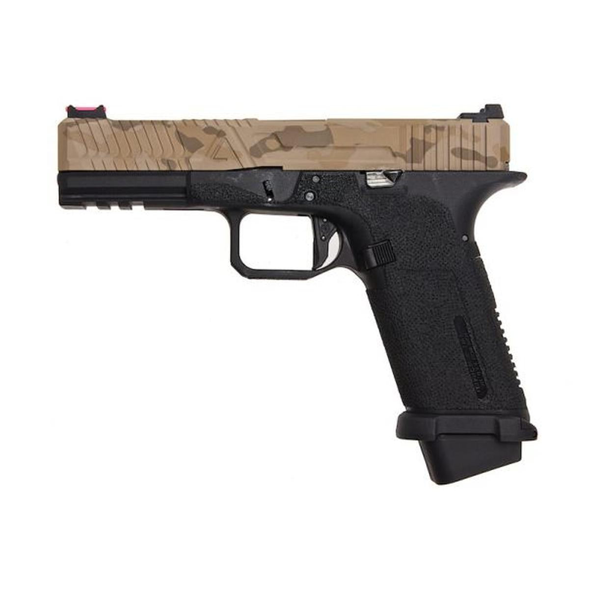 RWA AGENCY ARMS EXA グリーン ガス エアソフト ピストル - セラコート マルチカム アリッド-AIRSOFT GOGO エアガン・サバゲー用品通販