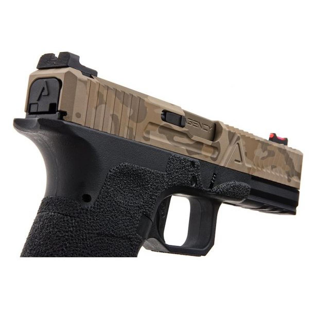 RWA AGENCY ARMS EXA グリーン ガス エアソフト ピストル - セラコート マルチカム アリッド-AIRSOFT GOGO エアガン・サバゲー用品通販