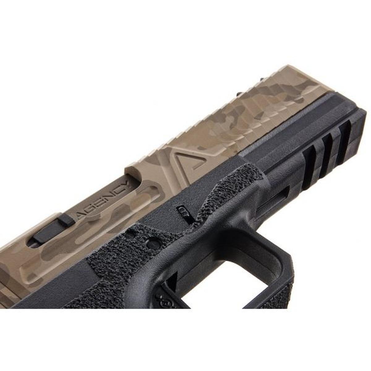 RWA AGENCY ARMS EXA グリーン ガス エアソフト ピストル - セラコート マルチカム アリッド-AIRSOFT GOGO エアガン・サバゲー用品通販