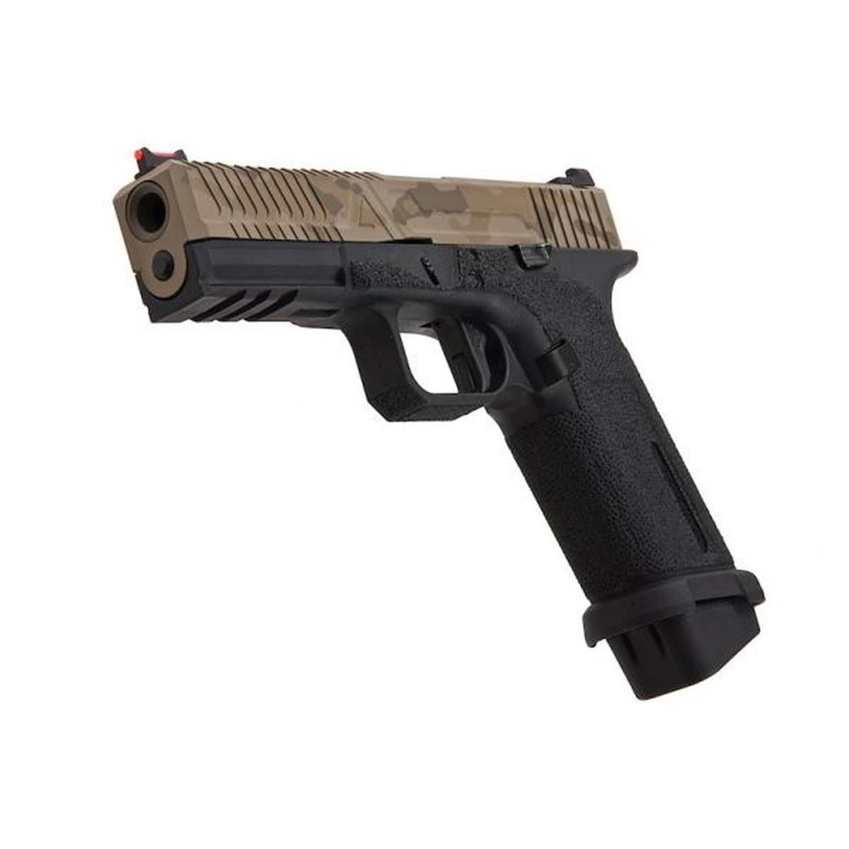 RWA AGENCY ARMS EXA グリーン ガス エアソフト ピストル - セラコート マルチカム アリッド-AIRSOFT GOGO エアガン・サバゲー用品通販