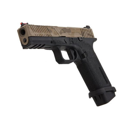 RWA AGENCY ARMS EXA グリーン ガス エアソフト ピストル - セラコート マルチカム アリッド-AIRSOFT GOGO エアガン・サバゲー用品通販