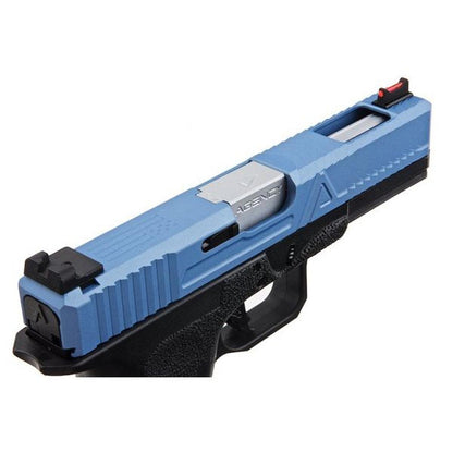 RWA AGENCY ARMS EXA グリーン ガス エアソフト ピストル - セラコート ポーラー ブルー-AIRSOFT GOGO エアガン・サバゲー用品通販