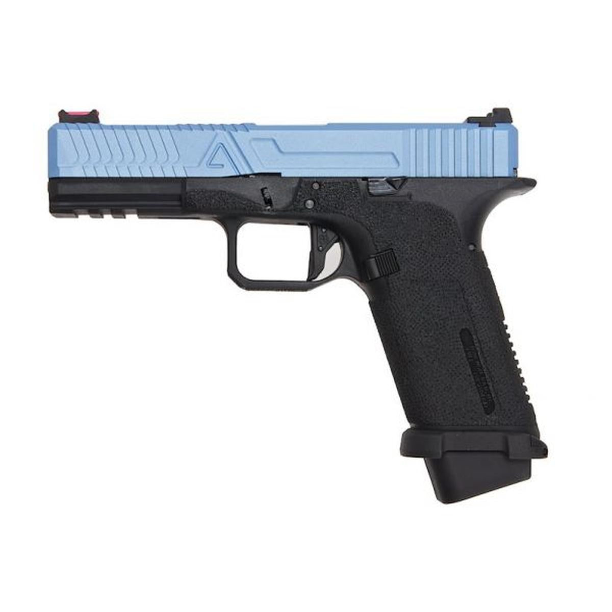 RWA AGENCY ARMS EXA グリーン ガス エアソフト ピストル - セラコート ポーラー ブルー-AIRSOFT GOGO エアガン・サバゲー用品通販