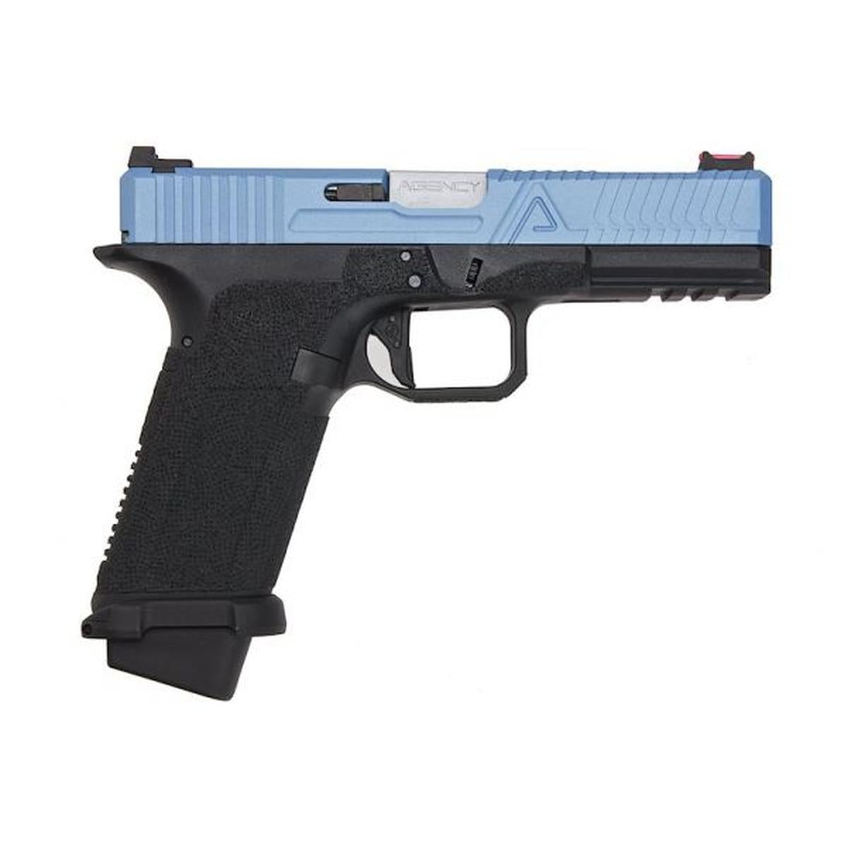 RWA AGENCY ARMS EXA グリーン ガス エアソフト ピストル - セラコート ポーラー ブルー-AIRSOFT GOGO エアガン・サバゲー用品通販