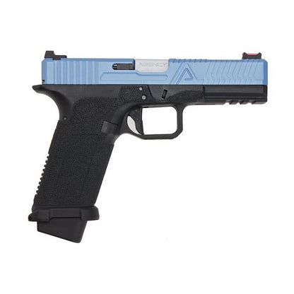 RWA AGENCY ARMS EXA グリーン ガス エアソフト ピストル - セラコート ポーラー ブルー-AIRSOFT GOGO エアガン・サバゲー用品通販