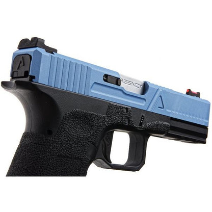 RWA AGENCY ARMS EXA グリーン ガス エアソフト ピストル - セラコート ポーラー ブルー-AIRSOFT GOGO エアガン・サバゲー用品通販