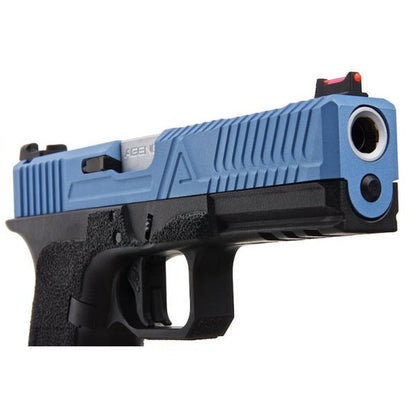 RWA AGENCY ARMS EXA グリーン ガス エアソフト ピストル - セラコート ポーラー ブルー-AIRSOFT GOGO エアガン・サバゲー用品通販