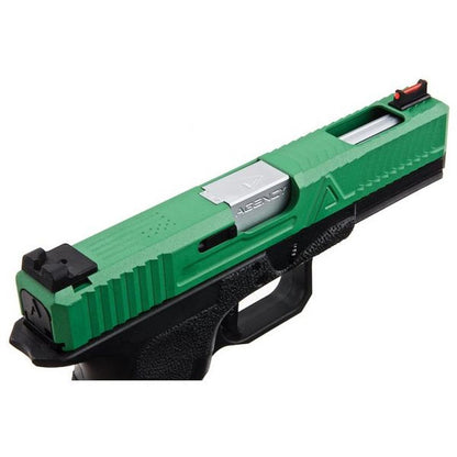 RWA AGENCY ARMS EXA グリーン ガス エアソフト ピストル - セラコート スカッチ グリーン-AIRSOFT GOGO エアガン・サバゲー用品通販
