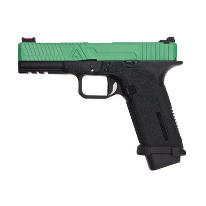 RWA AGENCY ARMS EXA グリーン ガス エアソフト ピストル - セラコート スカッチ グリーン-AIRSOFT GOGO エアガン・サバゲー用品通販