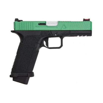 RWA AGENCY ARMS EXA グリーン ガス エアソフト ピストル - セラコート スカッチ グリーン-AIRSOFT GOGO エアガン・サバゲー用品通販